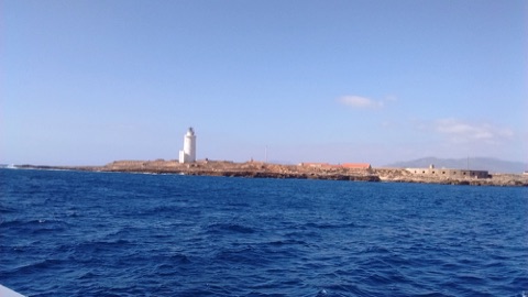 The Island of Tarifa from the sea